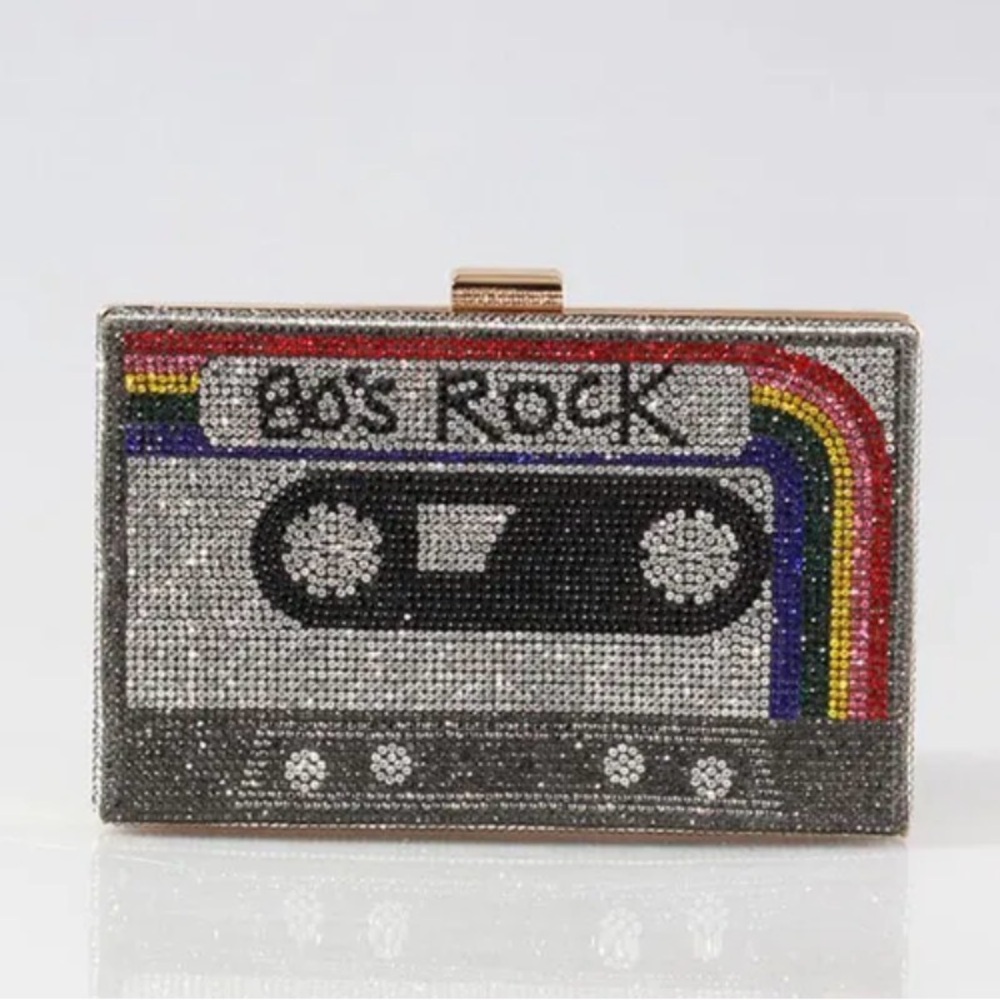 80s Rock Cassette Clutch